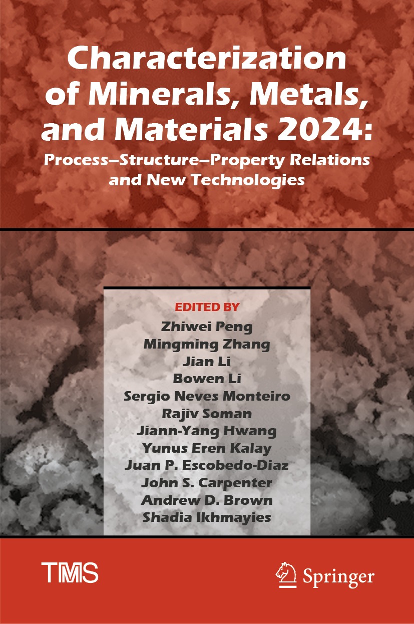 Characterization of Minerals, Metals, and Materials 2024 - - E-Book