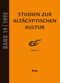 Studien zur Altägyptischen Kultur Band 19 -  - E-Book