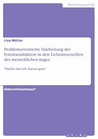 Problemorientierte Erarbeitung der Fototransduktion in den Lichtsinneszellen des menschlichen Auges - Lisa Müller - E-Book