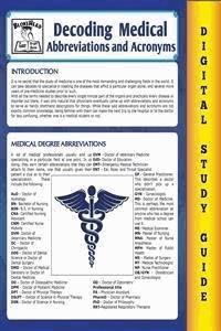 Medical Abbreviations and Acronyms (Blokehead Easy Study Guide) - The Blokehead - E-Book