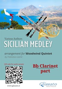 Sicilian Medley – Bb Clarinet Part for Woodwind Quintet (Intermediate Level) - Various Authors - E-Book