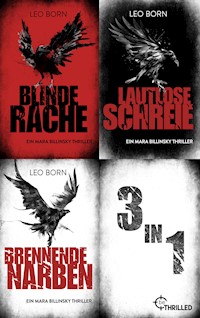 Blinde Rache - Lautlose Schreie - Brennende Narben - Leo Born - E-Book
