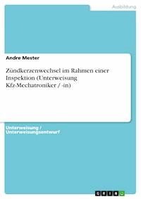 Zündkerzenwechsel im Rahmen einer Inspektion (Unterweisung Kfz-Mechatroniker / -in) - Andre Mester - kostenlos E-Book