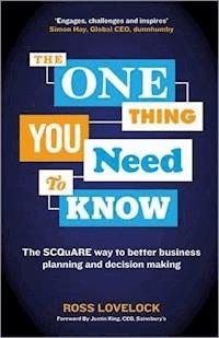 The One Thing You Need to Know - Ross Lovelock - E-Book