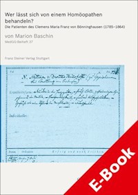 Wer lässt sich von einem Homöopathen behandeln? - Marion Baschin - E-Book