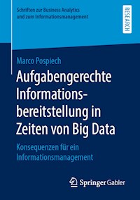 Aufgabengerechte Informationsbereitstellung in Zeiten von Big Data - Marco Pospiech - E-Book