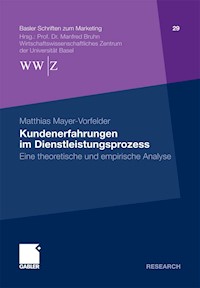 Kundenerfahrungen im Dienstleistungsprozess - Matthias Mayer-Vorfelder - E-Book