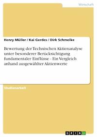 Bewertung der Technischen Aktienanalyse unter besonderer Berücksichtigung fundamentaler Einflüsse - Ein Vergleich anhand ausgewählter Aktienwerte - Henry Müller - E-Book