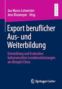 Export beruflicher Aus- und Weiterbildung -  - E-Book