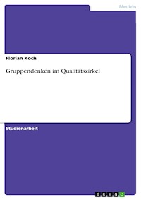 Gruppendenken im Qualitätszirkel - Florian Koch - E-Book