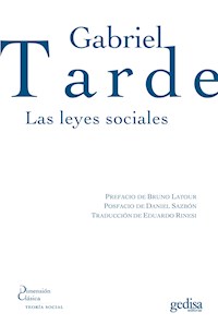 Las leyes sociales - Gabriel Tarde - E-Book