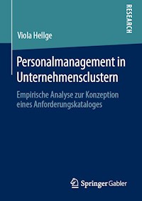 Personalmanagement in Unternehmensclustern - Viola Hellge - E-Book