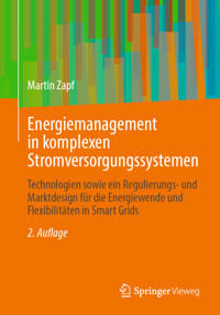 Energiemanagement in komplexen Stromversorgungssystemen - Martin Zapf - E-Book