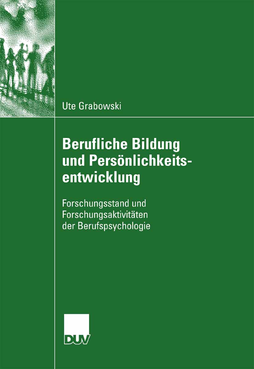 Berufliche Bildung und Persönlichkeitsentwicklung - Ute Grabowski - E-Book