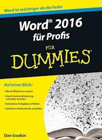 Word 2016 für Profis für Dummies - Dan Gookin - E-Book