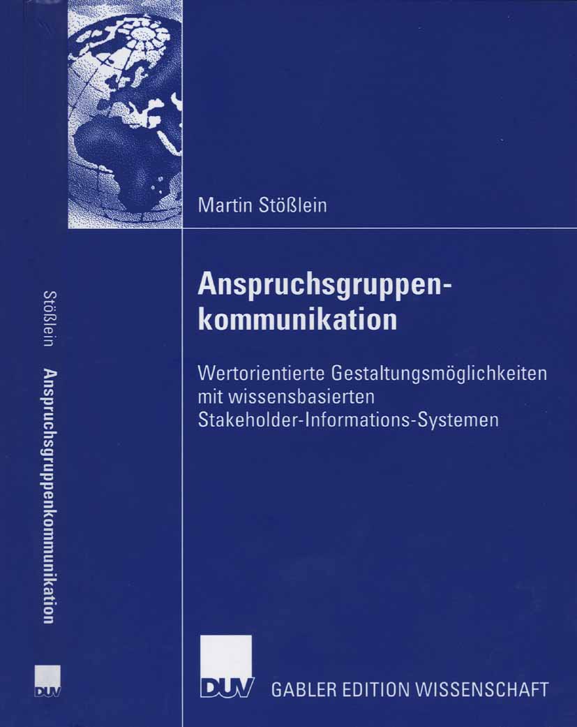 Anspruchsgruppenkommunikation - Martin Stößlein - E-Book