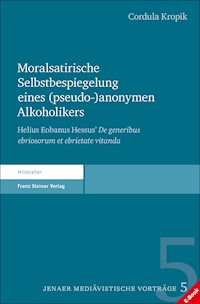 Moralsatirische Selbstbespiegelung eines (pseudo-)anonymen Alkoholikers - Cordula Kropik - E-Book