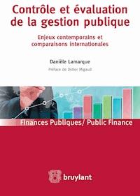 Contrôle et évaluation de la gestion publique - Danièle Lamarque - E-Book