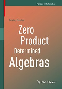 Zero Product Determined Algebras - Matej Brešar - E-Book