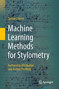 Machine Learning Methods for Stylometry - Jacques Savoy - E-Book