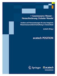Georessource Wasser - Herausforderung Globaler Wandel -  - E-Book