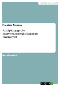Sozialpädagogische Interventionsmöglichkeiten im Jugendarrest - Franziska Tiemann - E-Book