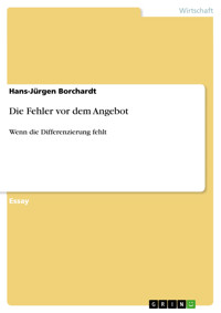 Die Fehler vor dem Angebot - Hans-Jürgen Borchardt - E-Book