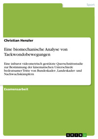 Eine biomechanische Analyse von Taekwondobewegungen - Christian Henzler - E-Book