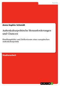 Außenkulturpolitische Herausforderungen und Chancen - Anne-Sophie Schmidt - E-Book