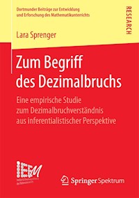 Zum Begriff des Dezimalbruchs - Lara Sprenger - E-Book