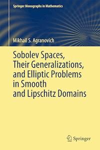 Sobolev Spaces, Their Generalizations and Elliptic Problems in Smooth and Lipschitz Domains - Mikhail S. Agranovich - E-Book