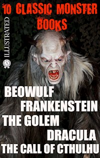 10 Сlassic Monster books. Illustrated - John Lesslie Hall - E-Book