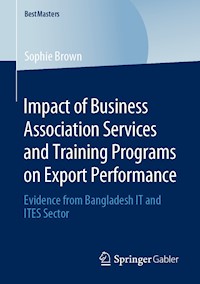 Impact of Business Association Services and Training Programs on Export Performance - Sophie Brown - E-Book