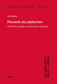 Phonetik des Jiddischen - Ane Kleine - E-Book