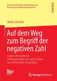 Auf dem Weg zum Begriff der negativen Zahl - Maike Schindler - E-Book