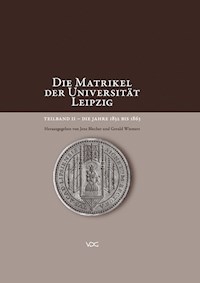 Die Matrikel der Universität Leipzig -  - E-Book