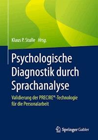 Psychologische Diagnostik durch Sprachanalyse -  - E-Book