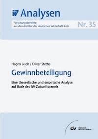 Gewinnbeteiligung - Hagen Lesch - E-Book