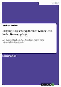 Erfassung der interkulturellen Kompetenz in der Krankenpflege - Andrea Fecher - E-Book