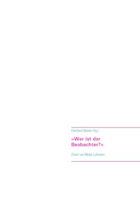 Wer ist der Beobachter? -  - E-Book