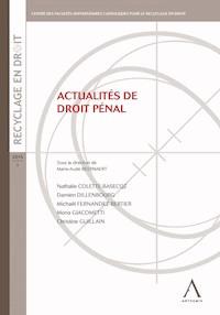Actualités de droit pénal - Anthemis - E-Book