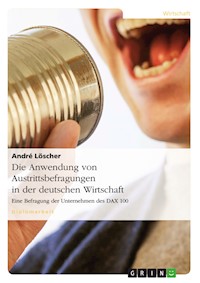 Die Anwendung von Austrittsbefragungen in der deutschen Wirtschaft - André Löscher - E-Book
