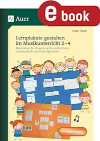 Lernplakate gestalten im Musikunterricht 2-4 - Imke Thum - E-Book