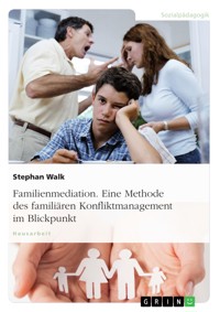 Familienmediation. Eine Methode des familiären Konfliktmanagement im Blickpunkt - Stephan Walk - E-Book