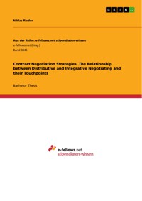 Contract Negotiation Strategies. The Relationship between Distributive 
and Integrative Negotiating and their Touchpoints - Niklas Rieder - E-Book