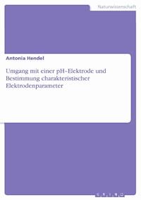Umgang mit einer pH–Elektrode und Bestimmung charakteristischer Elektrodenparameter - Antonia Hendel - kostenlos E-Book