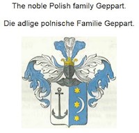 The noble Polish family Geppart. Die adlige polnische Familie Geppart. - Werner Zurek - E-Book