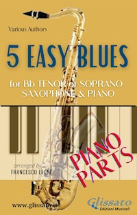 5 Easy Blues - Tenor/Soprano Sax & Piano (Piano parts) - Ferdinand "Jelly Roll" Morton - E-Book