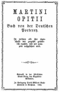 Buch von der Deutschen Poeterey - Martin, Opitz - kostenlos E-Book