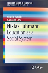 Niklas Luhmann - Claudio Baraldi - E-Book